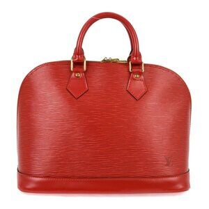 Louis Vuitton Red Epi Alma Handbag M52147 AR0996 NQ00012